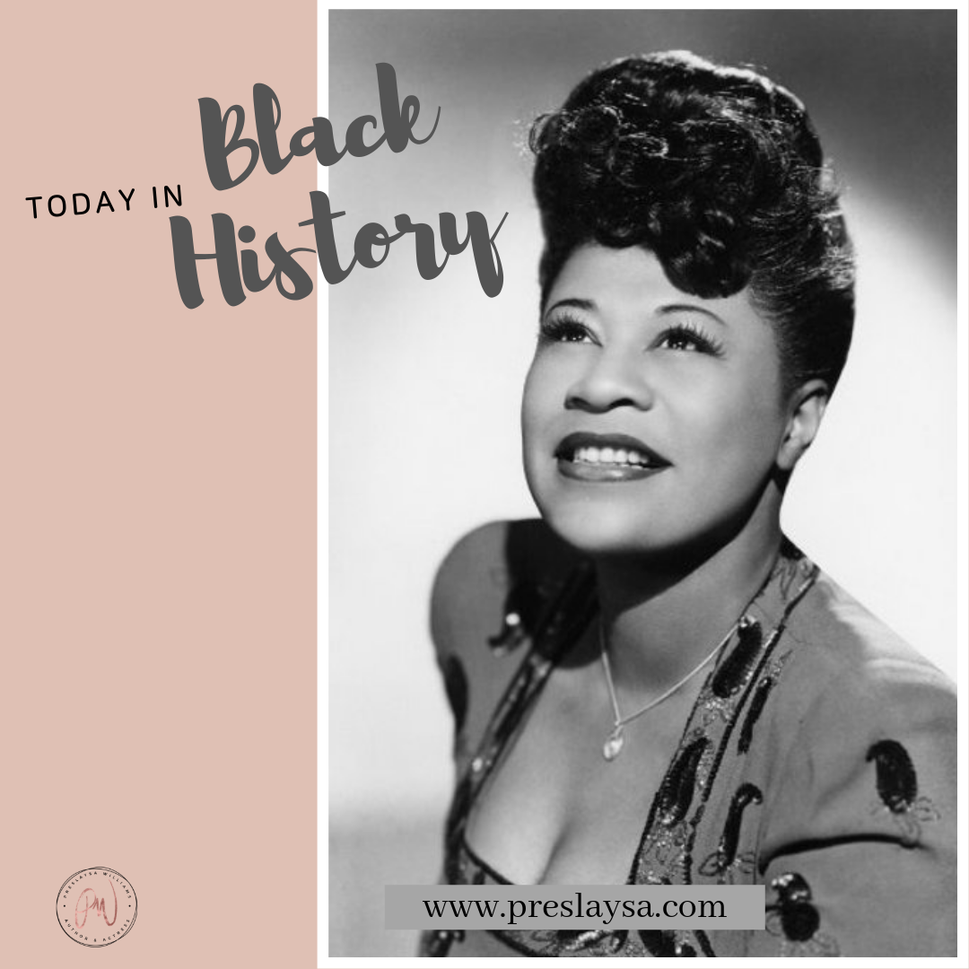 Black History Facts on April 25, 1917, Ella Fitzgerald, the First Lady of Song was born